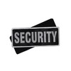 Large Black Reflective Security Badge | Hook and Loop Security