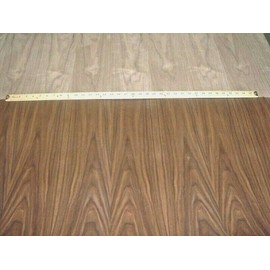 JSO Wood Products Walnut Wood Veneer Sheet 24" x 24" on Paper Backer 1/40" Thickness A Grade