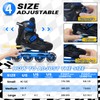 MammyGol Inline Skates for Boys and Girls Youth, 4 Size