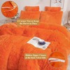 XeGe Plush Faux Fur Duvet Cover King Size, Luxury Shaggy