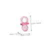 VICASKY 150pcs Acrylic Pacifiers for Shower Games Funny Mini Dummies