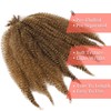 Marley Hair 10 Inch 7 Packs Brown Marley Twist Braiding