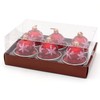Dekohelden24 Set of 6 Tea Lights Christmas Baubles – Christmas