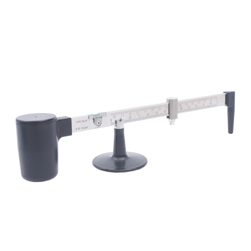 YIPONYT Mud Hydrometer, Mud Test Tool Double Scales Mud Hydrometer