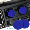 Car Coasters, Wisdompro 4 Pack PVC Car Cup Holder Insert