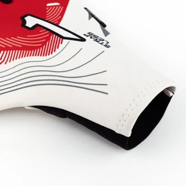 Rinat Nkam AS Adult Goalkeeper Gloves White Red Size 10
