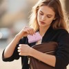 AdiStylinno 2 PCS Coin Purses, Cute Flower Print Change Purse