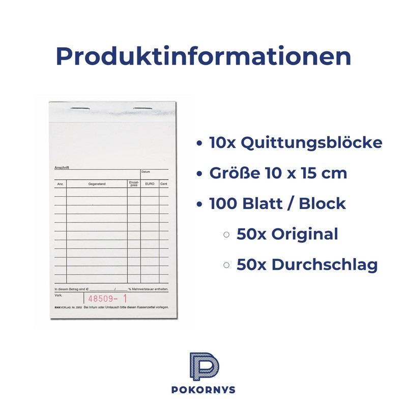 Blocks 10 Cash (Cash Receipt Book) Neutral 10 x 15