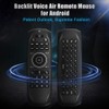 Backlit 2.4G Air Mouse Wireless Keyboard Voice Control 6-Axis Motion