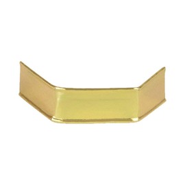VEPATIM 1000 U-Clips Sealing Clips Bag Fasteners 40 mm Gold Paper
