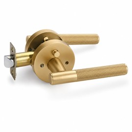 Knurled Privacy Door Handle for Bedroom & Bathroom