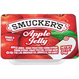 Smucker's Apple Jelly Portion Control, 0.5 Ounce (Pack of 200)