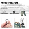 7 Buttons Key Fob Cover with Keychain,Car Key Fob Protector