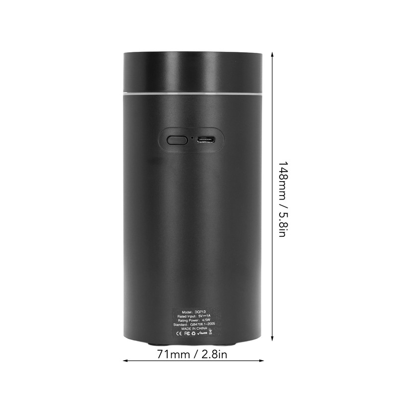 Car Diffuser USB Powered Automatic 2000mAh with 7 Colors Lights