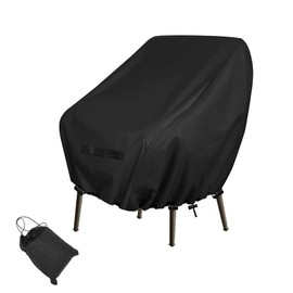 Timisea Waterproof Patio Chair Covers,Patio Seat Covers, Lounge Deep Seat Lounge Chair Dining Chair Cover,Garden Chair Covers,Heavy Duty Outdoor Chair Cover for Balcony 35" W x 38" D x 30" H (1 pc)