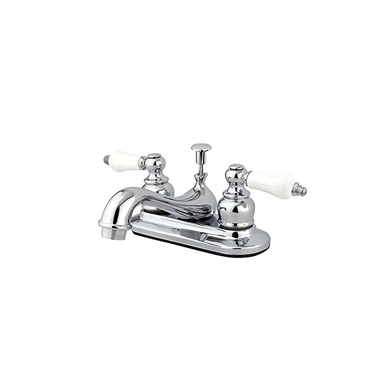 Kingston Brass KB601B 4-Inch Centerset Lavatory Faucet, 2.88" x 4.05"