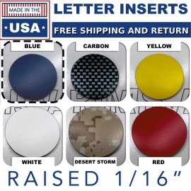 Advanced Trims SET OF 2: 2022-2024 BLUE Front Emblem TUNDRA + TRD  GRILL Letters Inserts Badges