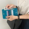 Giselle Women's Men's Bi-Fold Bifold Wallet, Mini Wallet, Thin, Cowhide