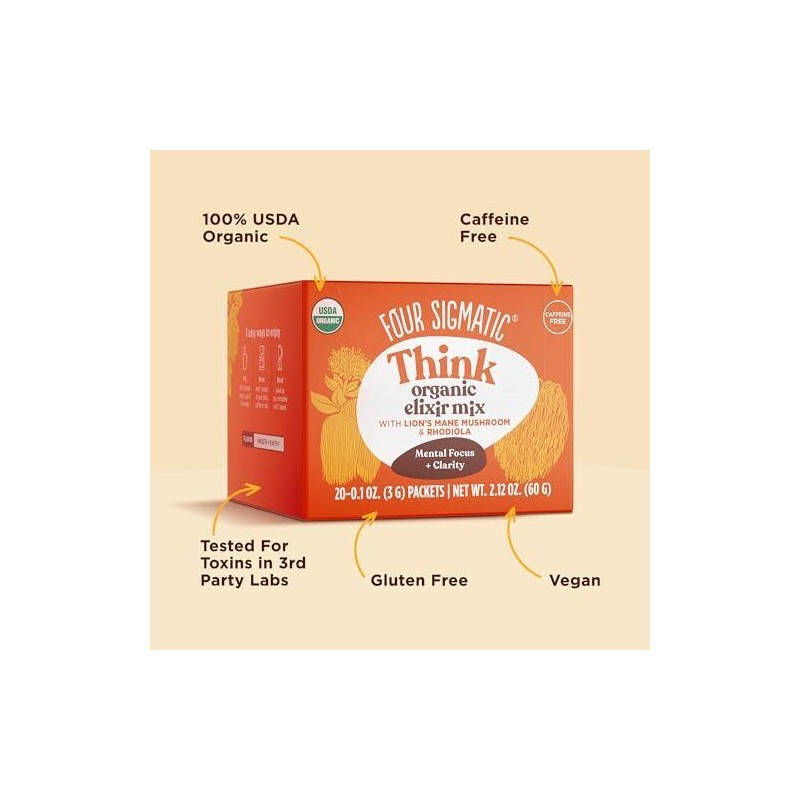 Four Sigmatic Lion s Mane Herbal Drink Mix 20 Servings