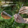 Boundless Voyage Detachable Titanium Chopsticks Collapsible 2 Section Outdoor Camping