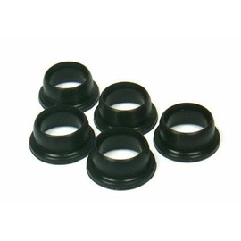KINGTAIR 1/8 Scale RC Car Nitro Engine .21 25 .28 Rear Exhaust Manifold Gasket Seal Tubing Joint Adapter Silicone Gasket 5pcs/Bag Black