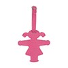 AMPELMANN Luggage Tag Travel Companion Traffic Light Woman Pink PU