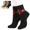 DAKS Ducks 03368708 Women's Socks, Loose Fit, Lamb Blend, Argyle