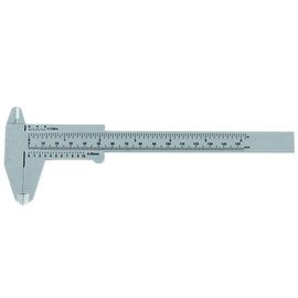 Telituny Vernier Caliper 150 mm Plastic Eyebrow Tattoo Permanent Make Up Micrometer Measuring Tool for Permanent Make-Up Tattoo Eyebrow Line Lip