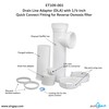 Drain Line Adapter (DLA) with 1/4-inch Quick Connect Fitting for