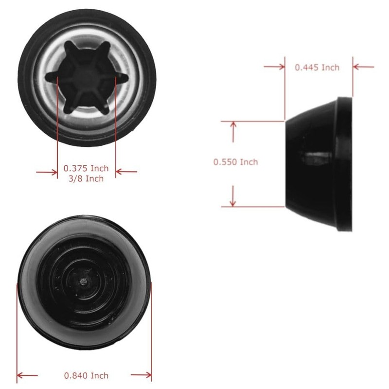 Hub Cap Replacement Compatible with Most Weber Charcoal Kettle Grills