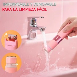 Depiladora Multifunción Femenina 2 En 1 Con Luz Recargable