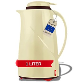 Helios Wave Push 2934-092 Insulated Jug Plastic 1 Litre Vanilla