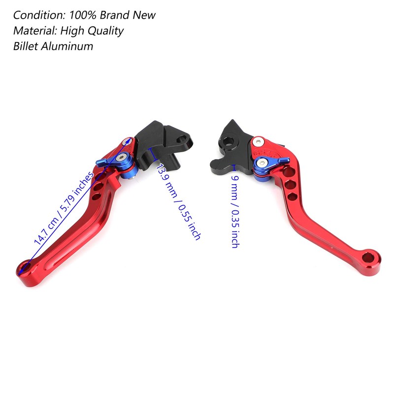 Artudatech Left + Right Brake Clutch Lever for Yamaha YAMAHA