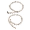 2Pcs Pearl Bead Bag Chain 60cm Workmanship Easily Install Detachable