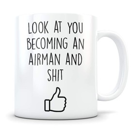 Air Force graduation gift, Air Force mug, Air Force gift, Air Force student, Air Force boot camp grad, airman mug, airman gift, US Air Force