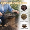 2PCS Soil Sifter for Gardening, Rock Sifter for 5 Gallon