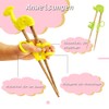 Chopsticks for Children, 4 Pairs Training Chopsticks, Reusable Children's Chopsticks,