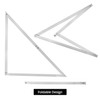 QWORK Combination Square, 48" Folding Aluminum Angle Ruler Precision Carpenter