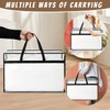 Nozefy 60L Clear Storage Bags Plastic Blanket Storage Bag Foldable