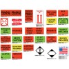 Tabbies Shipping & Handling Labels Red, White & Blue, 2"W