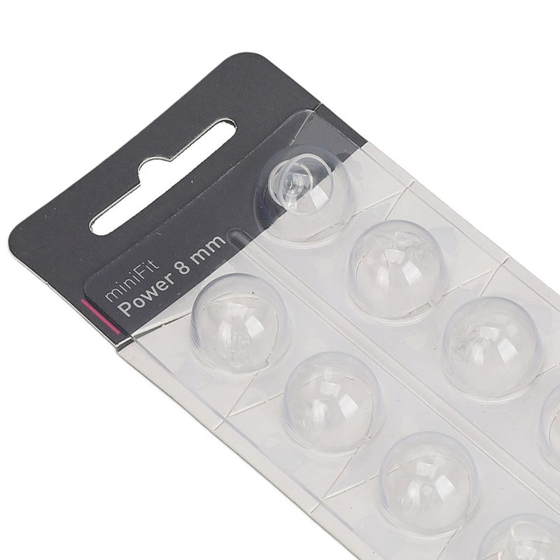 10PCS Hearing Ear Tips Higher Transparency Dual Layer Closed Comfortable