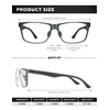 ANYLUV Reading-Glasses-Men Mens Reading Glasses: Blue Light Reader Glasses Carbon