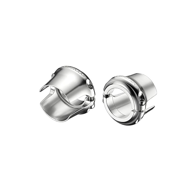 DIA-COMPE ENE CICLO Bar Tape Clamp, Silver, Pair