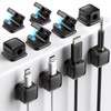 Beiyan Pack of 10 Cable Wall Clips (Black)