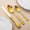 KEAWELL Gorgeous Dinner Knife, Set of 4, 18/10 Stainless Steel,