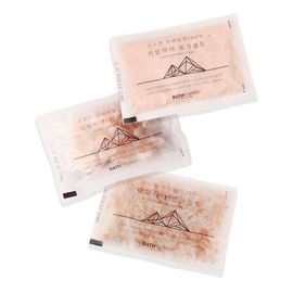 Bascham [Directly Managed by Headquarters] Bath Charm Himalayan Pink Salt 100g Disposable Bath Salt Bath Salt Half-body Bath Foot Bath / [본사직영] 바스참 히말라야 핑크솔트100G 일회용 입욕제 바스솔트 반신욕 족욕