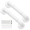 2PCS Bath Grab Rails with Anti-Slip Grip