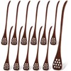 Cididu 12 Pack Wood Honey Dipper, Honey Spoon Sticks, Honey