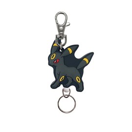 SK Japan Pokémon Rubber Reel Key Holder, Blacky