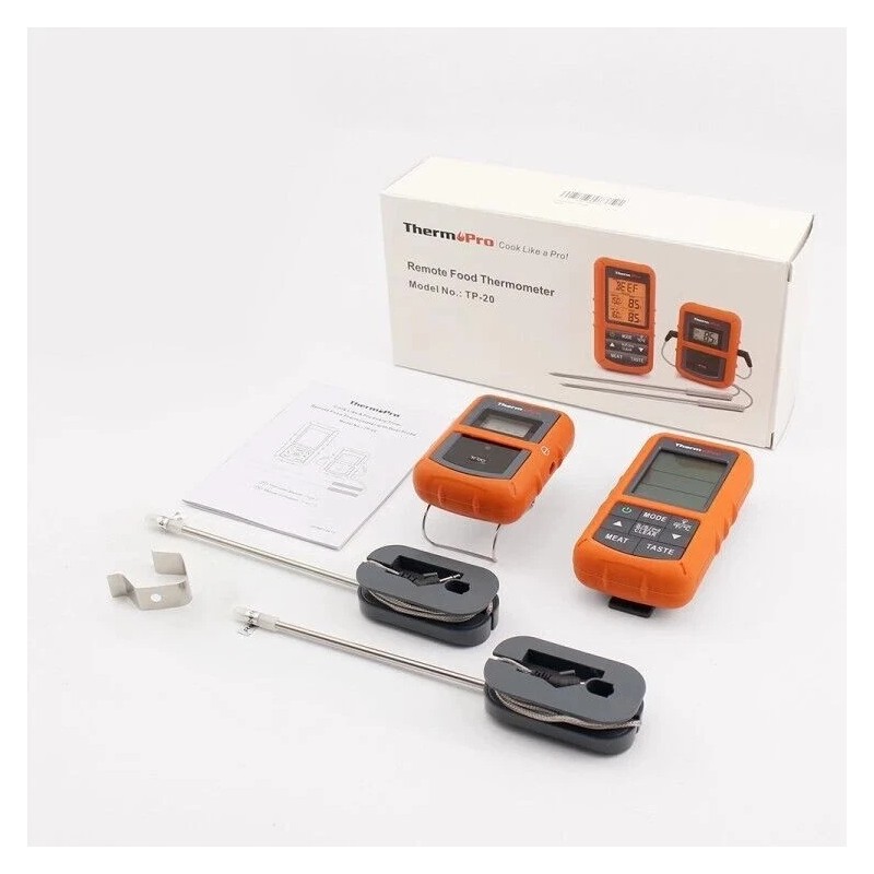 ThermoPro TP20 Digital Wireless Meat Thermometer Dual Probe BBQ Grill